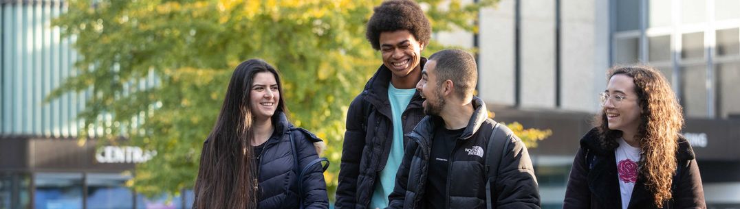 Students on campus