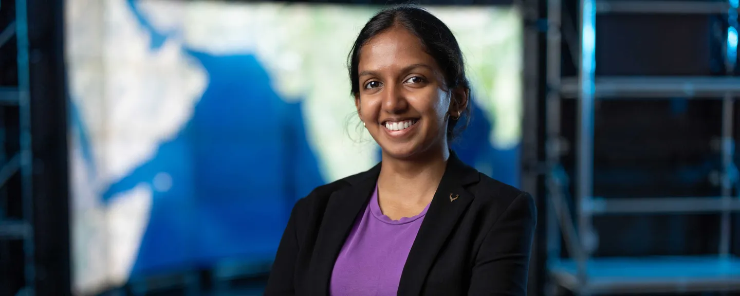 Headshot of Vanya Arikutharam (India), MSc Environmental Data Science and Machine Learning