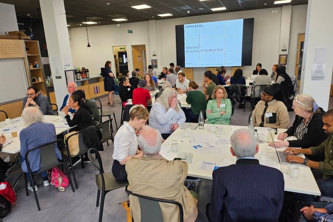 Image showing public engagement at workshop 3 of the Beyond Open Research project